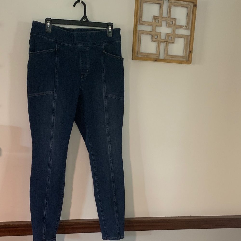 Duluth Trading Co Deep Blue Jeggings